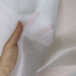 Сетка 3D трехслойная Air mesh 160 гр/м2, цвет Белый (на отрез)  в Москве