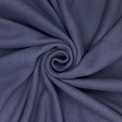 Ткань Флис Односторонний 130 гр/м2, цвет Темно-серый (на отрез)  в Москве