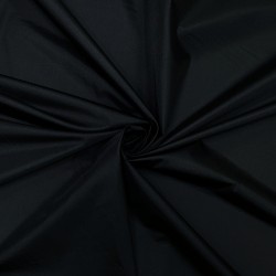 Ткань Дюспо 240Т  WR PU Milky (Ширина 150см), цвет Черный (на отрез) в Москве