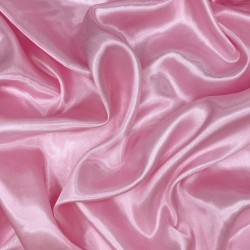 Ткань Атлас-сатин, цвет Розовый (на отрез)  в Москве