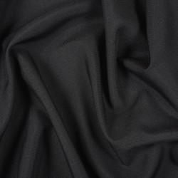 Ткань Габардин (100%пэ) (Ширина 150см), цвет Черный (на отрез) в Москве