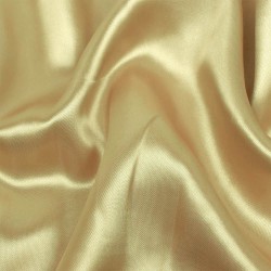 Ткань Атлас-сатин ЛЮКС, цвет Золотой (на отрез)  в Москве