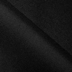 Прорезиненная ткань Оксфорд 600D ПВХ, Черный (на отрез)  в Москве
