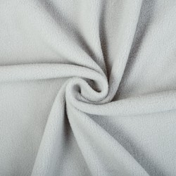 Ткань Флис Односторонний 180 гр/м2 (Ширина 150см), цвет Светло-Серый (на отрез) в Москве