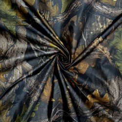 Ткань Оксфорд 210Д ПУ (Ширина-1,48м) камуфляж &quot;Темный лес&quot; в Москве