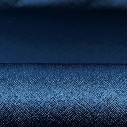 Ткань Блэкаут для штор светозатемняющая 100% &quot;Орнамент Синий&quot; (на отрез)  в Москве